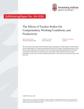 The Effects Of Teacher Strikes On Compensation, Working Conditions, And Productivity