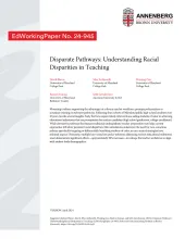 Disparate Pathways: Understanding Racial Disparities in Teaching