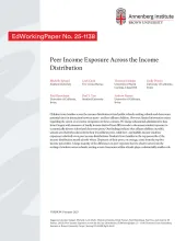 Peer Income Exposure Across the Income Distribution