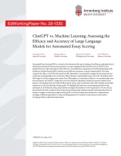ChatGPT vs. Machine Learning: Assessing the Efficacy and Accuracy of Large Language Models for Automated Essay Scoring