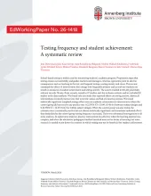 Testing frequency and student achievement: A systematic review