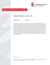 School Finance in the US