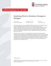 Identifying Effective Attendance Strategies in Michigan