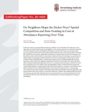 Do Neighbors Shape the Sticker Price? Spatial Competition and State Funding in Cost of Attendance Reporting Over Time