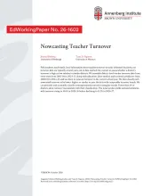 Nowcasting Teacher Turnover